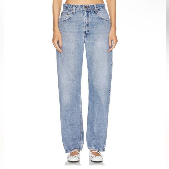 ALIGRACE
Ultra Baggy Customs Jeans Levis reworkedClassic Blue Women's FWRD 27 - Picture 1 of 13